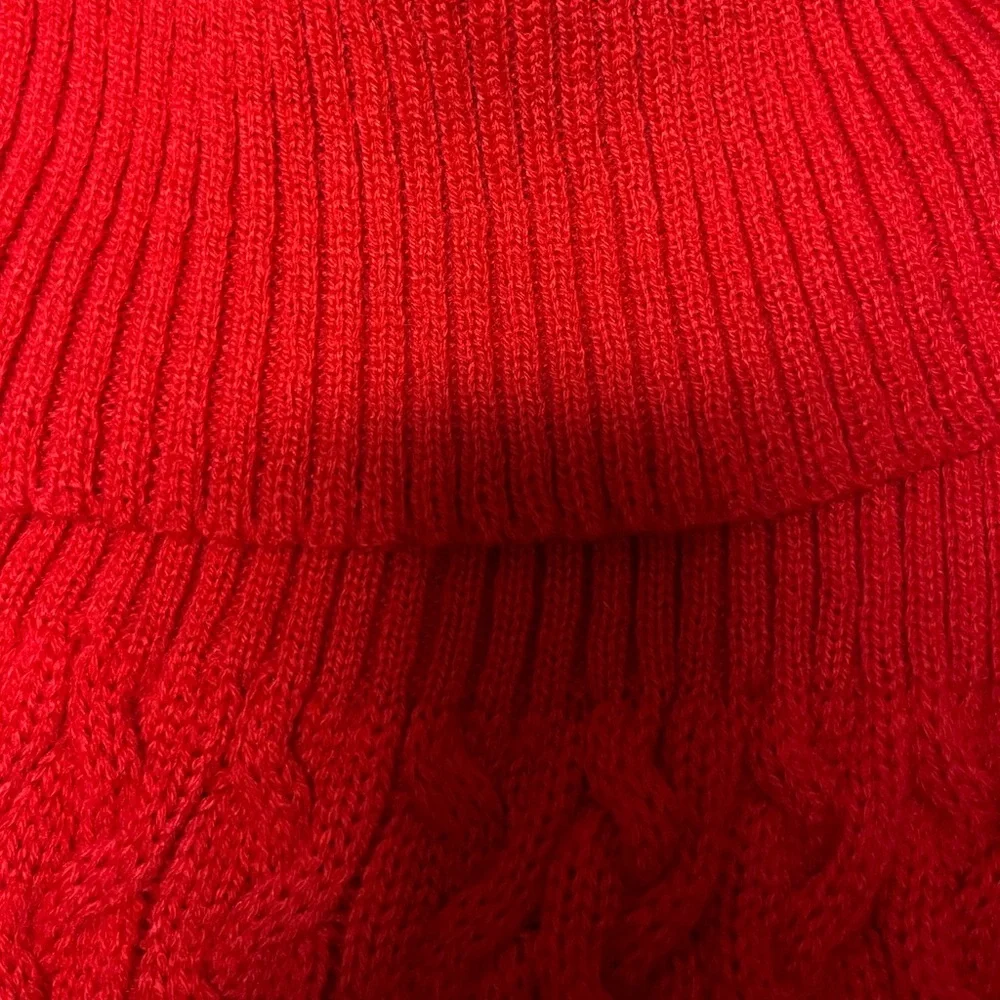 Red Dog Pet Extra large Chunky Knit Sweater
